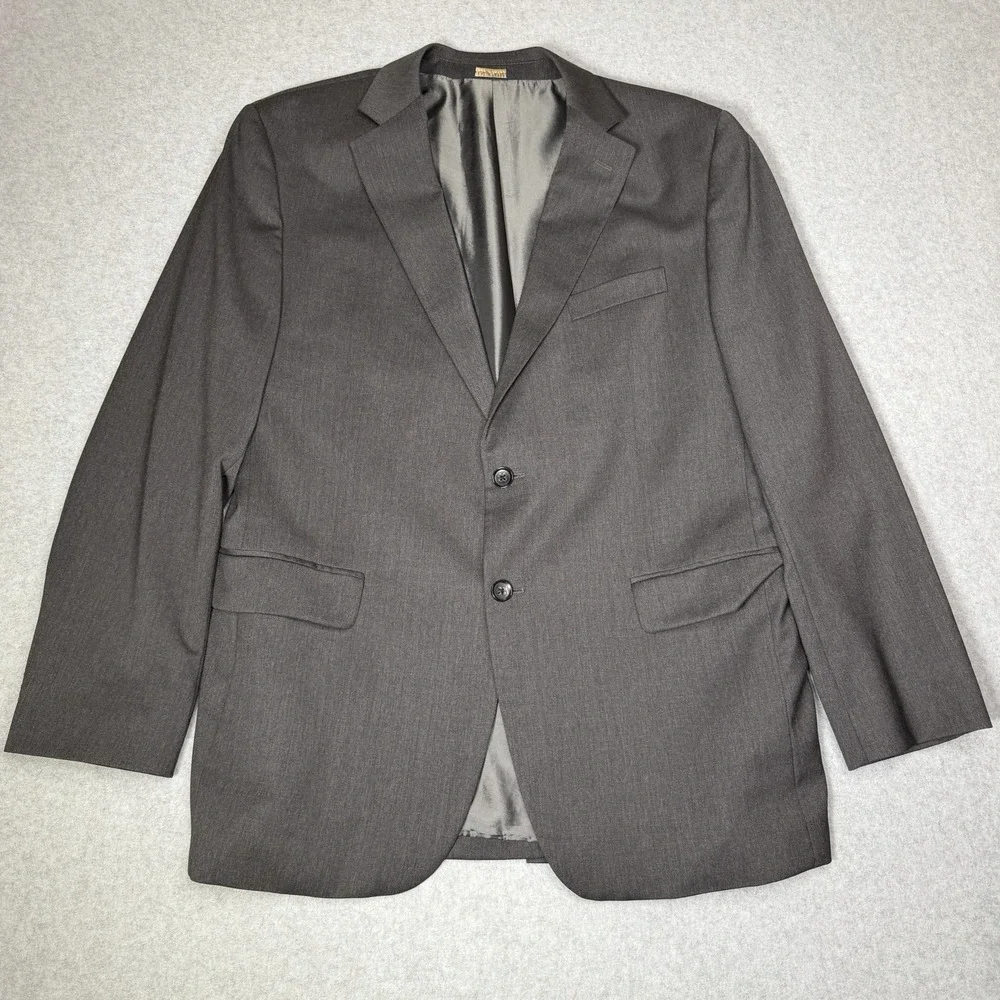 Banana Republic Lanificio F. LLI Cerruti Blazer Men's 44 R Modern Fit Wool Gray